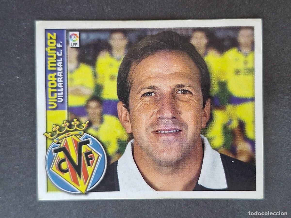 Cromos de f&uacute;tbol: L4 VICTOR MU&Ntilde;OZ ENTRENADOR VILLARREAL C. F. LIGA ESTE 2002 2003 02 03 NUNCA PEGADO SIN PEGAR