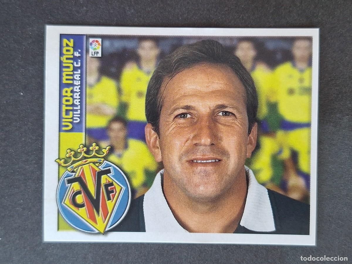 Cromos de f&uacute;tbol: L4 VICTOR MU&Ntilde;OZ ENTRENADOR VILLARREAL C. F. LIGA ESTE 2002 2003 02 03 NUNCA PEGADO SIN PEGAR
