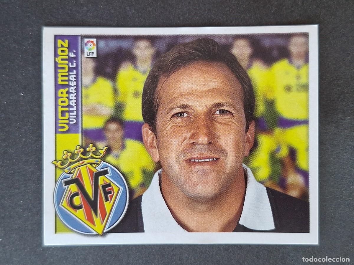 Cromos de f&uacute;tbol: L4 VICTOR MU&Ntilde;OZ ENTRENADOR VILLARREAL C. F. LIGA ESTE 2002 2003 02 03 NUNCA PEGADO SIN PEGAR