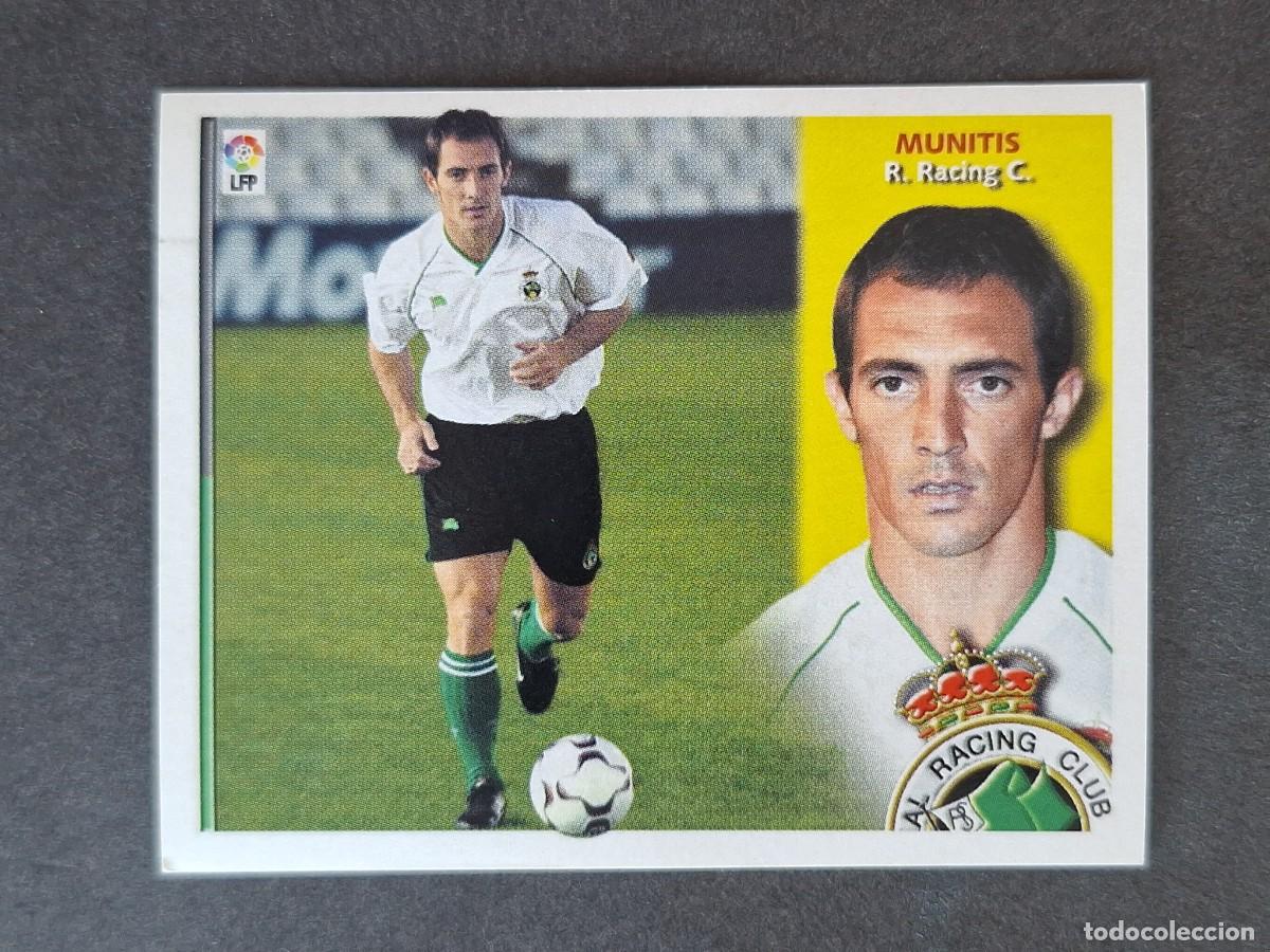 Cromos de f&uacute;tbol: L4 MUNITIS RACING DE SANTANDER COLOCA LIGA ESTE 2002 2003 02 03 NUNCA PEGADO SIN PEGAR