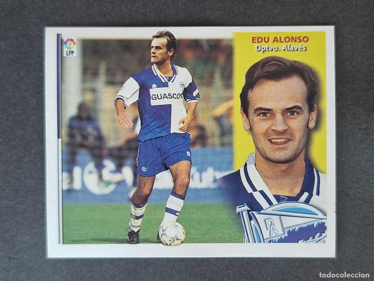 Cromos de f&uacute;tbol: L4 EDU ALONSO DEPORTIVO ALAVES FICHAJE 14 LIGA ESTE 2002 2003 02 03 NUNCA PEGADO SIN PEGAR