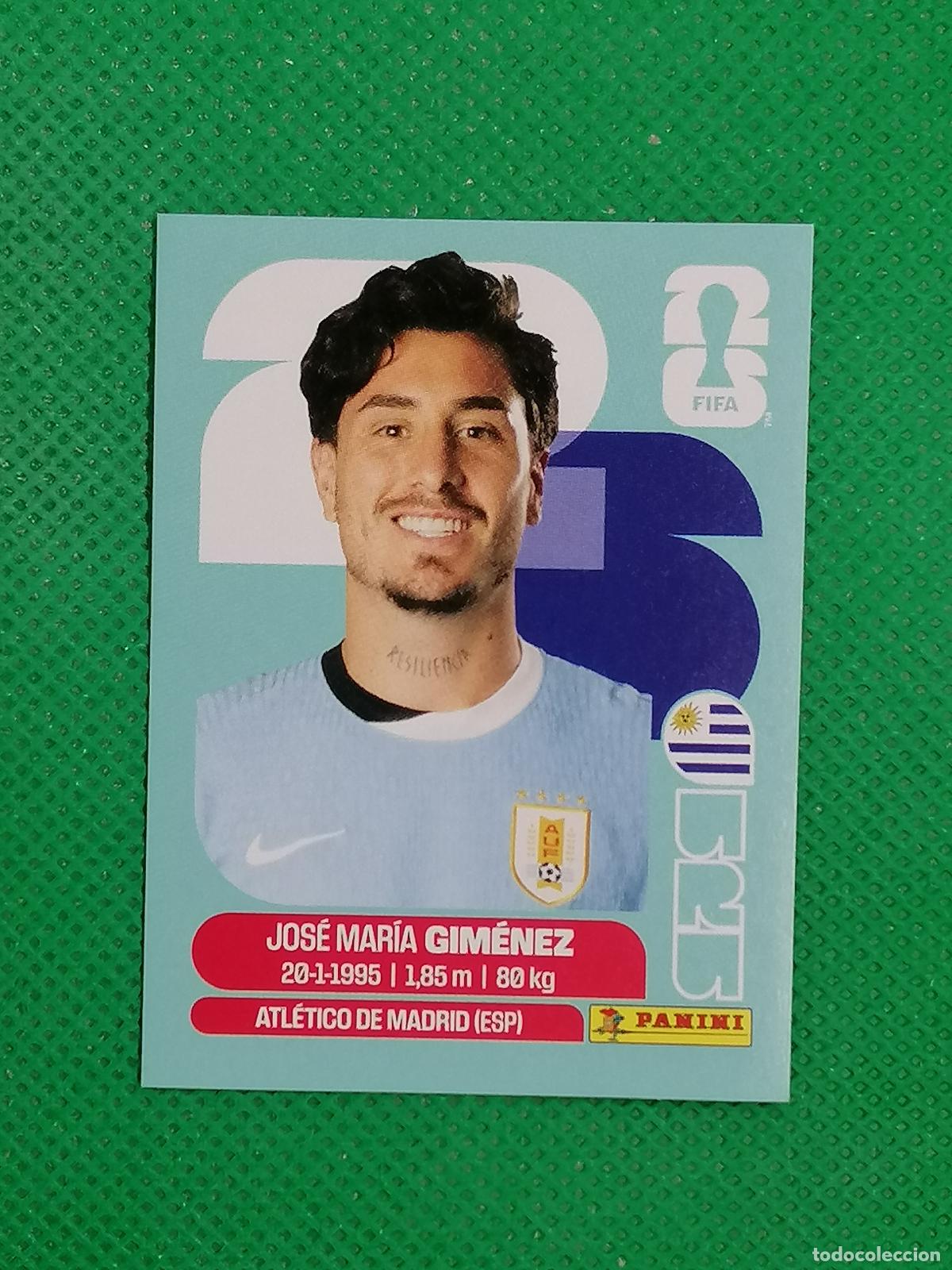 Cromos de f&uacute;tbol: URU 5 URU5 JOSE MARIA GIMENEZ URUGUAY ⚽ PANINI FIFA MUNDIAL WORLD CUP 26 2026 STICKER ⚽