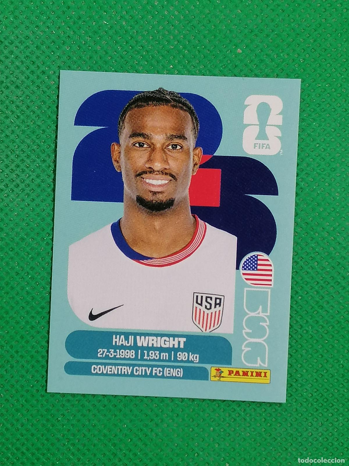 Cromos de f&uacute;tbol: USA 19 USA19 HAJI WRIGHT USA ⚽ PANINI FIFA MUNDIAL WORLD CUP 26 2026 STICKER ⚽