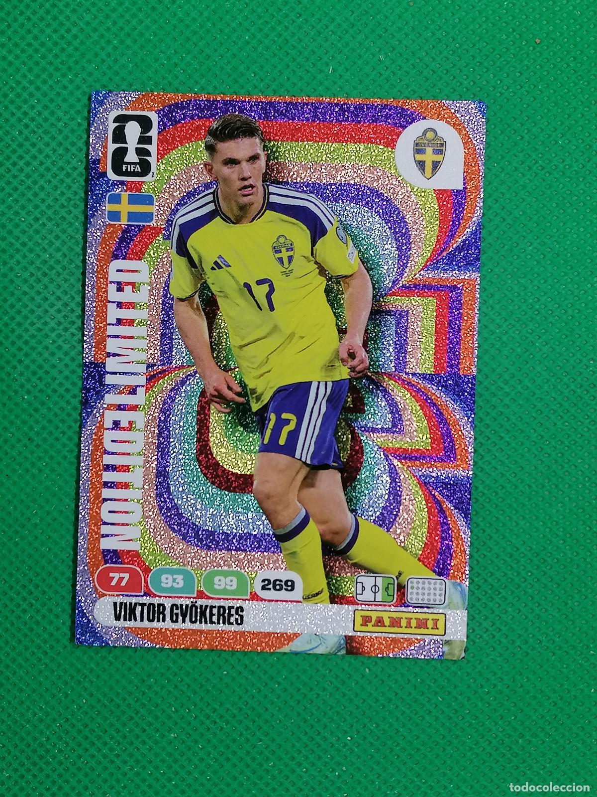 Cromos de f&uacute;tbol: VIKTOR GYOKERES SUECIA LIMITED EDITION ⚽ PANINI ADRENALYN FIFA WORLD CUP 26 2026 ⚽