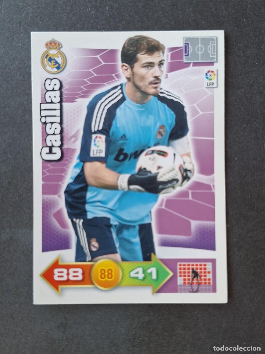 Cromos de f&uacute;tbol: L3 CASILLAS REAL MADRID 163 ADRENALYN XL LIGA 2010 2011 10 11 PANINI