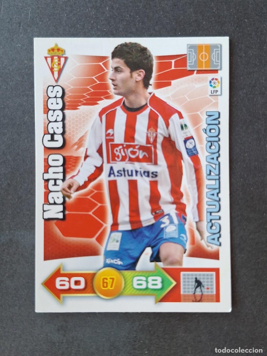 Cromos de f&uacute;tbol: L3 NACHO CASES SPORTING DE GIJON 439 ACTUALIZAZION ADRENALYN XL LIGA 2010 2011 10 11 PANINI