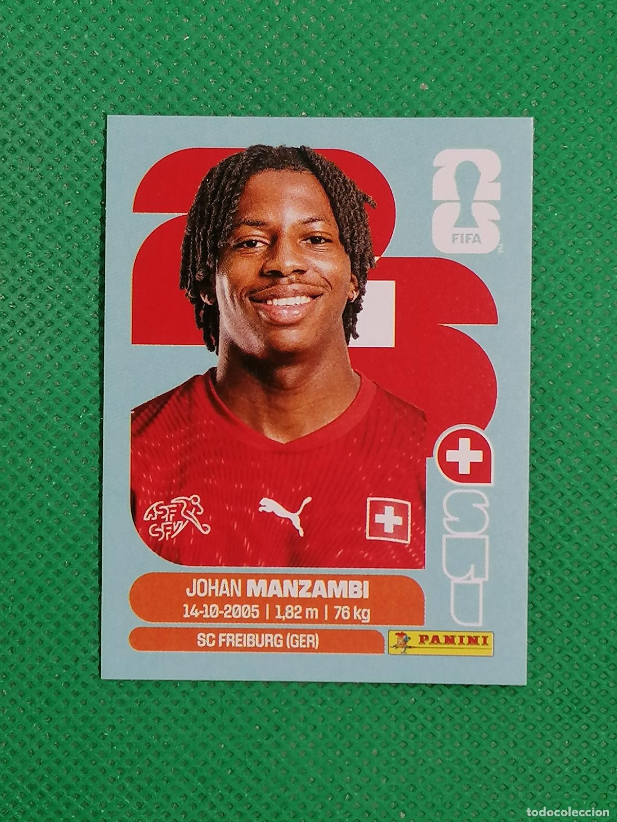 Cromos de f&uacute;tbol: SUI 15 SUI15 JOHAN MANZAMBI SUIZA ⚽ PANINI FIFA MUNDIAL WORLD CUP 26 2026 STICKER ⚽