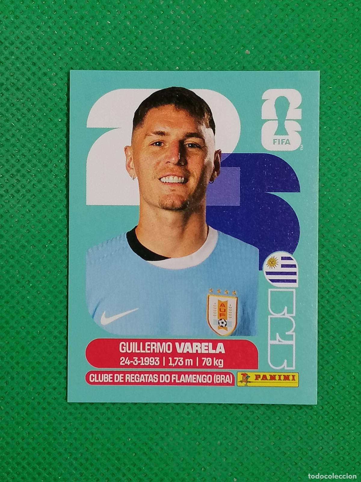 Cromos de f&uacute;tbol: URU 8 URU8 GUILLERMO VARELA URUGUAY ⚽ PANINI FIFA MUNDIAL WORLD CUP 26 2026 STICKER ⚽