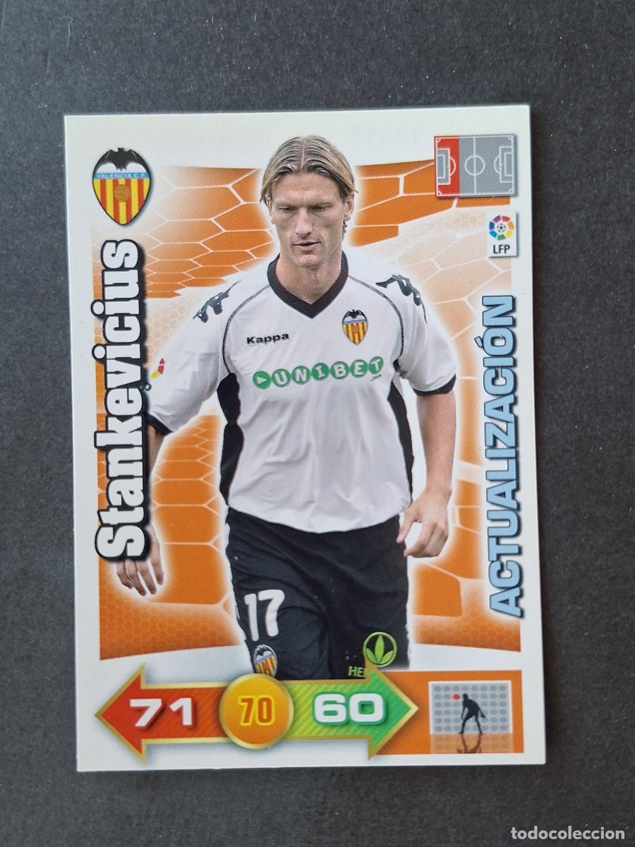 Football Stickers: L3 STANKEVICIUS VALENCIA C. F. 441 ACTUALIZAZION ADRENALYN XL LIGA 2010 2011 10 11 PANINI