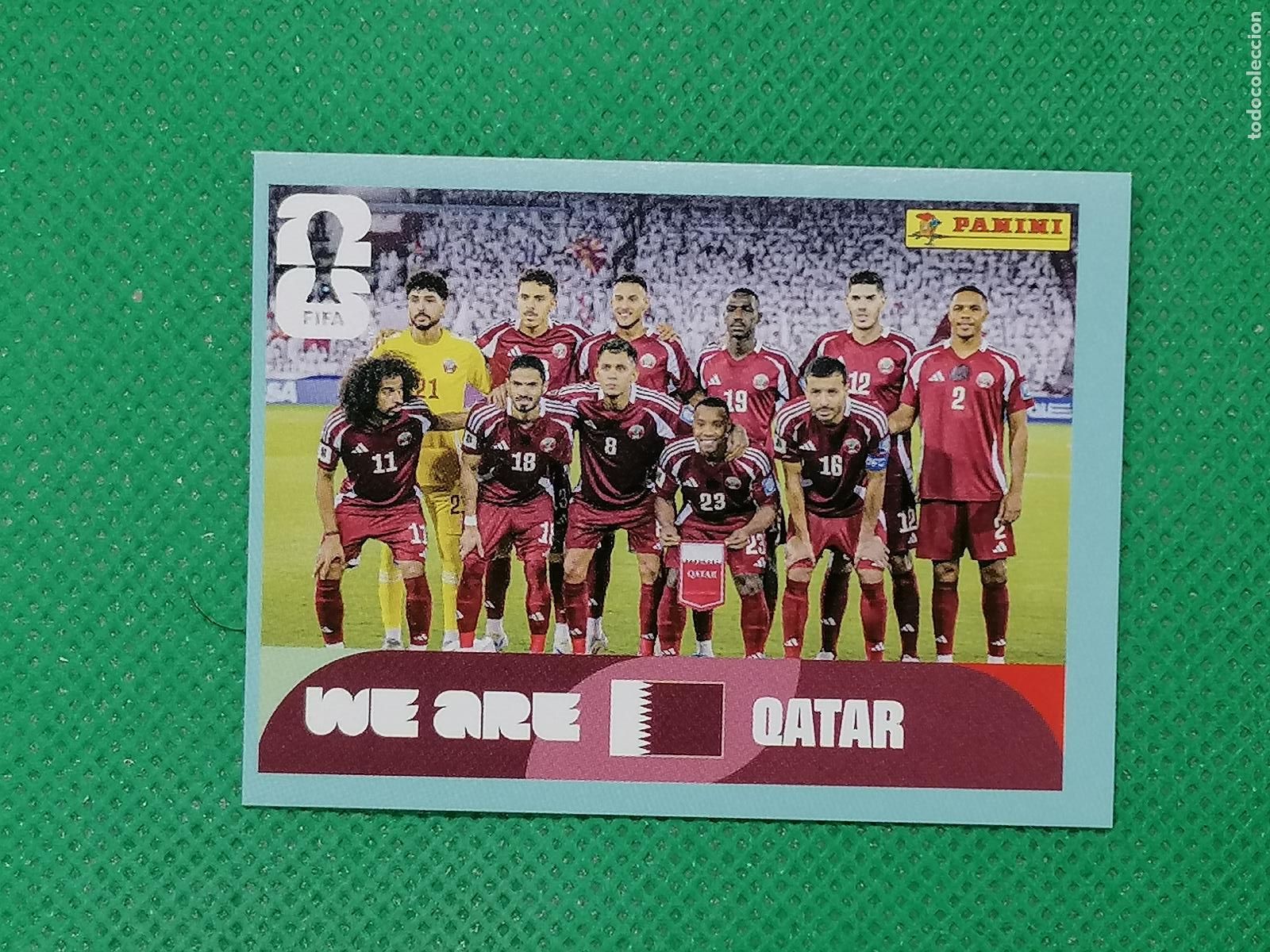Football Stickers: QAT 13 QAT13 PLANTILLA QATAR ⚽ PANINI FIFA MUNDIAL WORLD CUP 26 2026 STICKER ⚽
