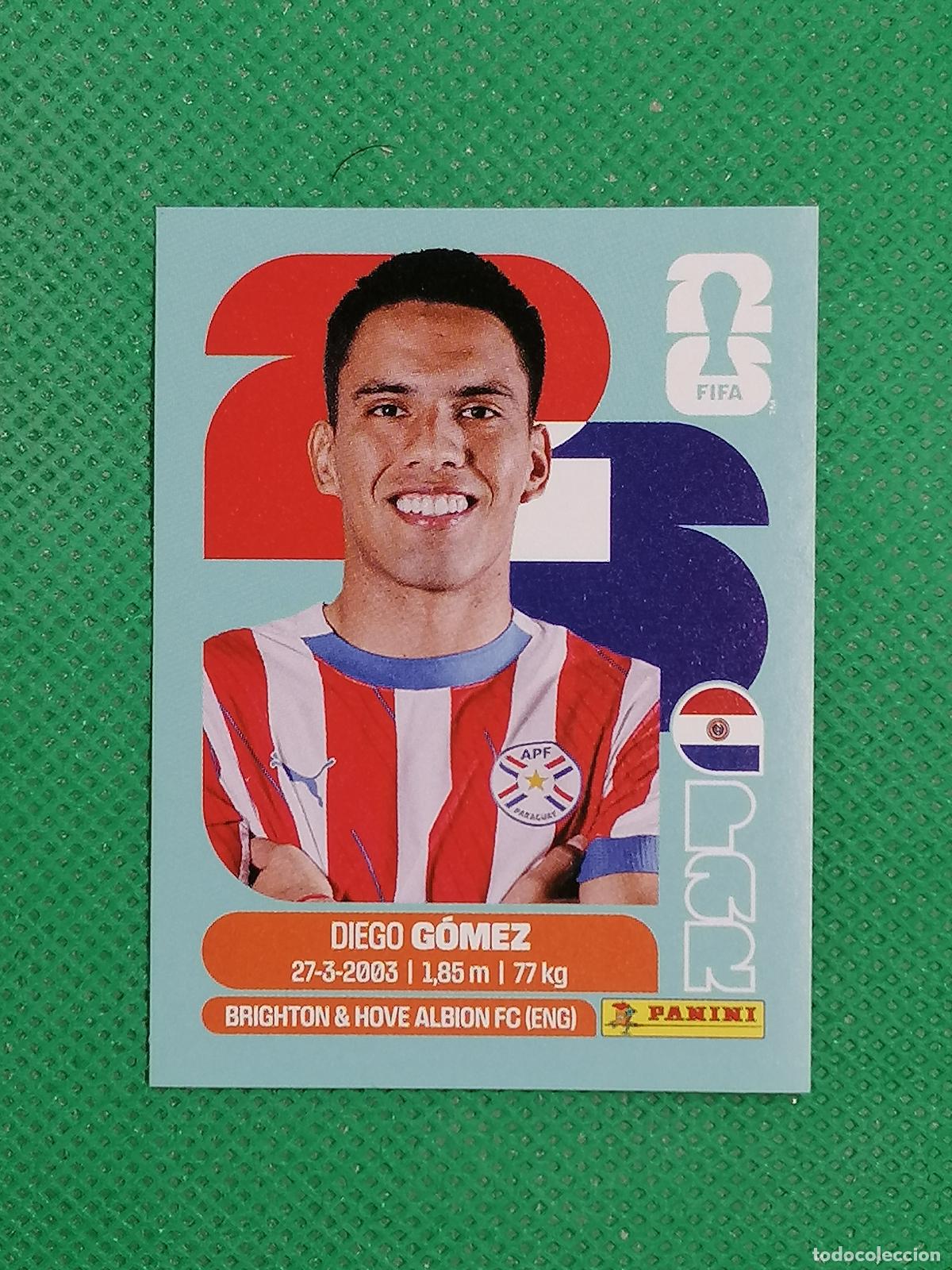 Football Stickers: PAR 10 PAR10 DIEGO GOMEZ PARAGUAY ⚽ PANINI FIFA MUNDIAL WORLD CUP 26 2026 STICKER ⚽