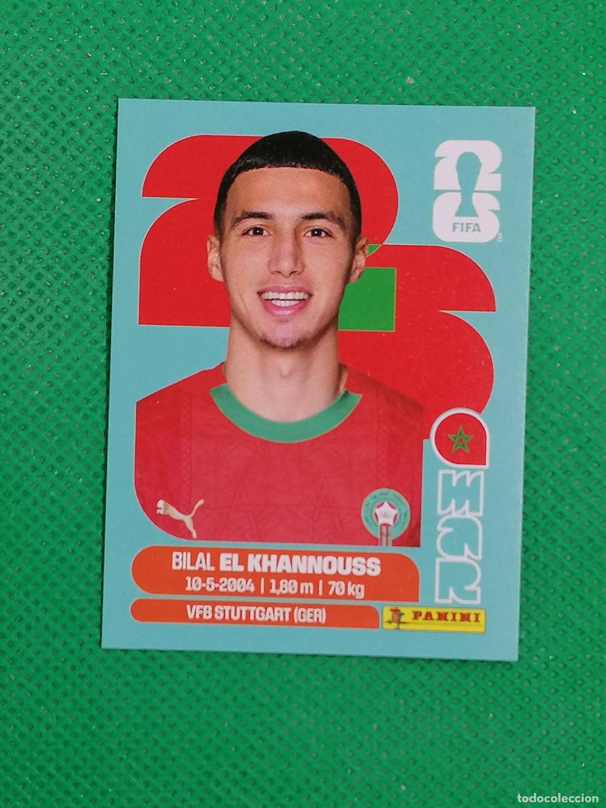 Cromos de f&uacute;tbol: MAR 14 MAR14 BILAL EL KHANNOUSS MARRUECOS ⚽ PANINI FIFA MUNDIAL WORLD CUP 26 2026 STICKER ⚽