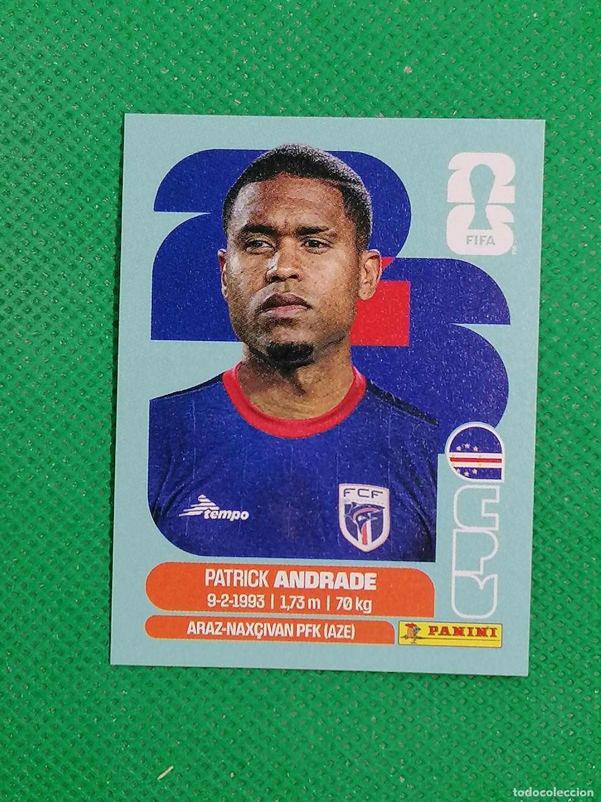 Cromos de f&uacute;tbol: CPV 11 CPV11 PATRICK ANDRADE CABO VERDE ⚽ PANINI FIFA MUNDIAL WORLD CUP 26 2026 STICKER ⚽