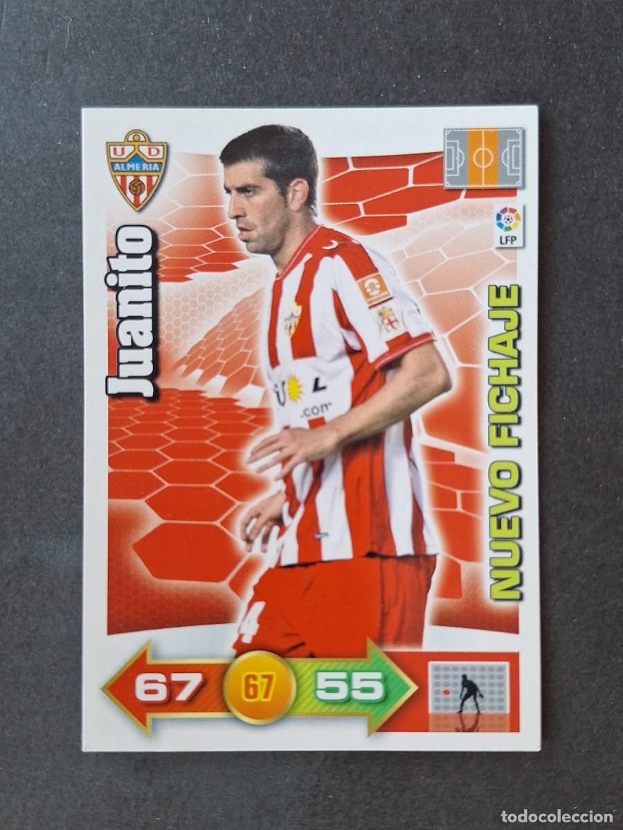 Cromos de f&uacute;tbol: L3 JUANITO U. D. ALMERIA 444 NUEVO FICHAJE ADRENALYN XL LIGA 2010 2011 10 11 PANINI