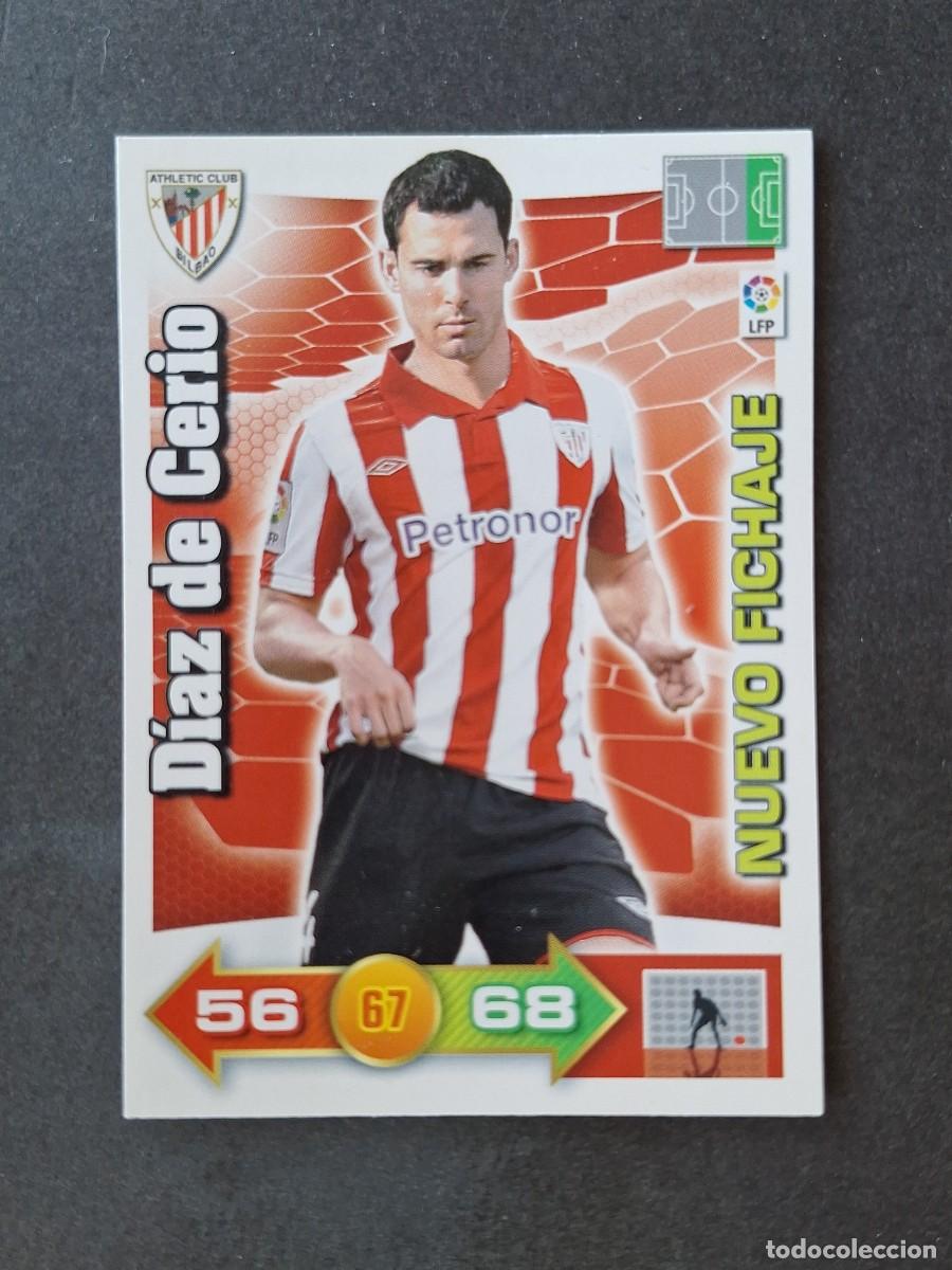 Cromos de f&uacute;tbol: L3 DIAZ DE CERIO ATHLETIC CLUB DE BILBAO 446 NUEVO FICHAJE ADRENALYN XL LIGA 2010 2011 10 11 PANINI
