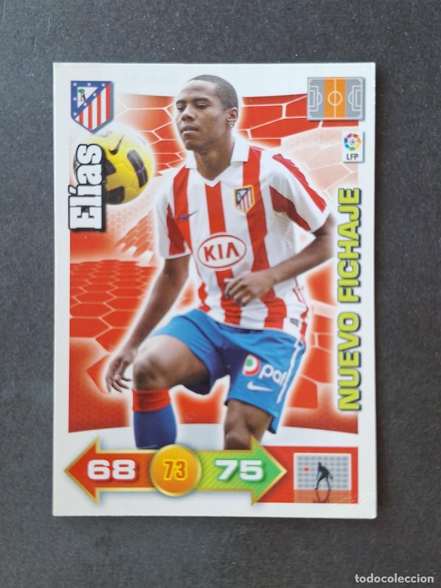 Cromos de f&uacute;tbol: L3 ELIAS ATLETICO DE MADRID 447 NUEVO FICHAJE ADRENALYN XL LIGA 2010 2011 10 11 PANINI