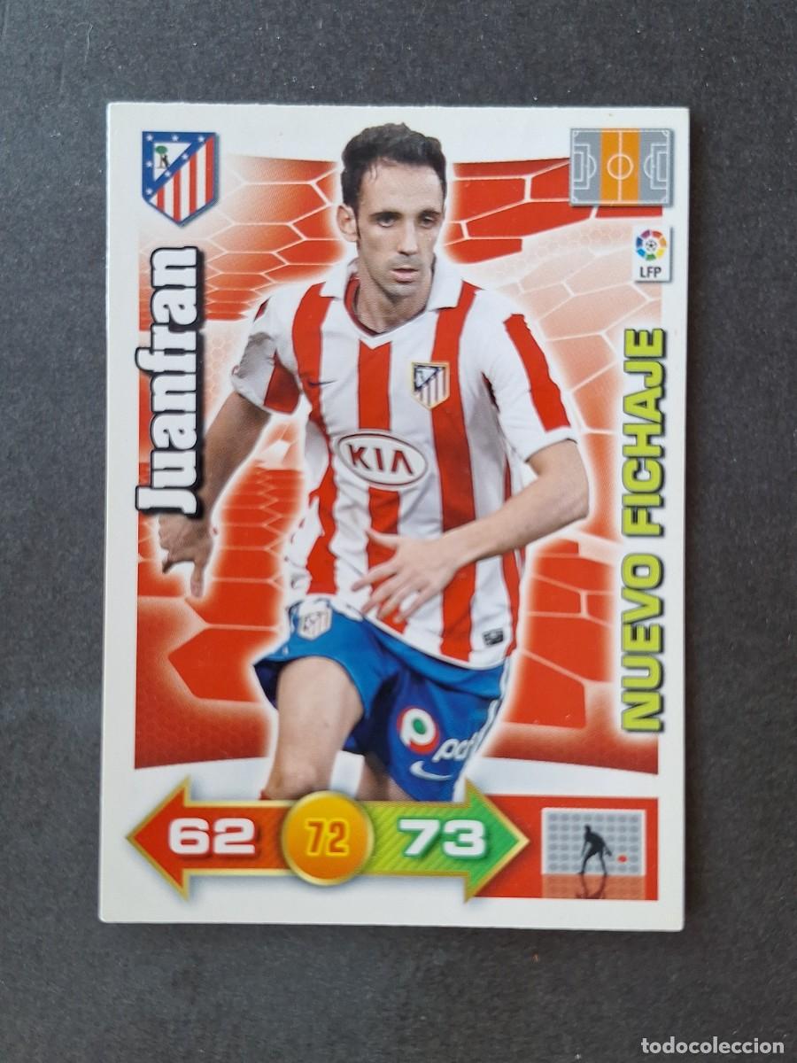 Cromos de f&uacute;tbol: L3 JUANFRAN ATLETICO DE MADRID 448 NUEVO FICHAJE ADRENALYN XL LIGA 2010 2011 10 11 PANINI