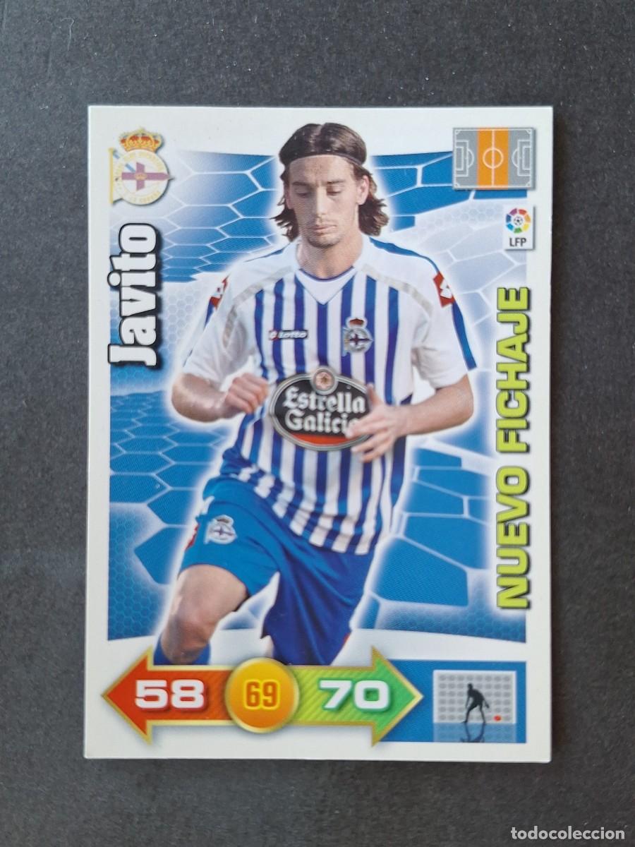 Cromos de f&uacute;tbol: L3 JAVITO DEPORTIVO DE LA CORU&Ntilde;A 450 NUEVO FICHAJE ADRENALYN XL LIGA 2010 2011 10 11 PANINI