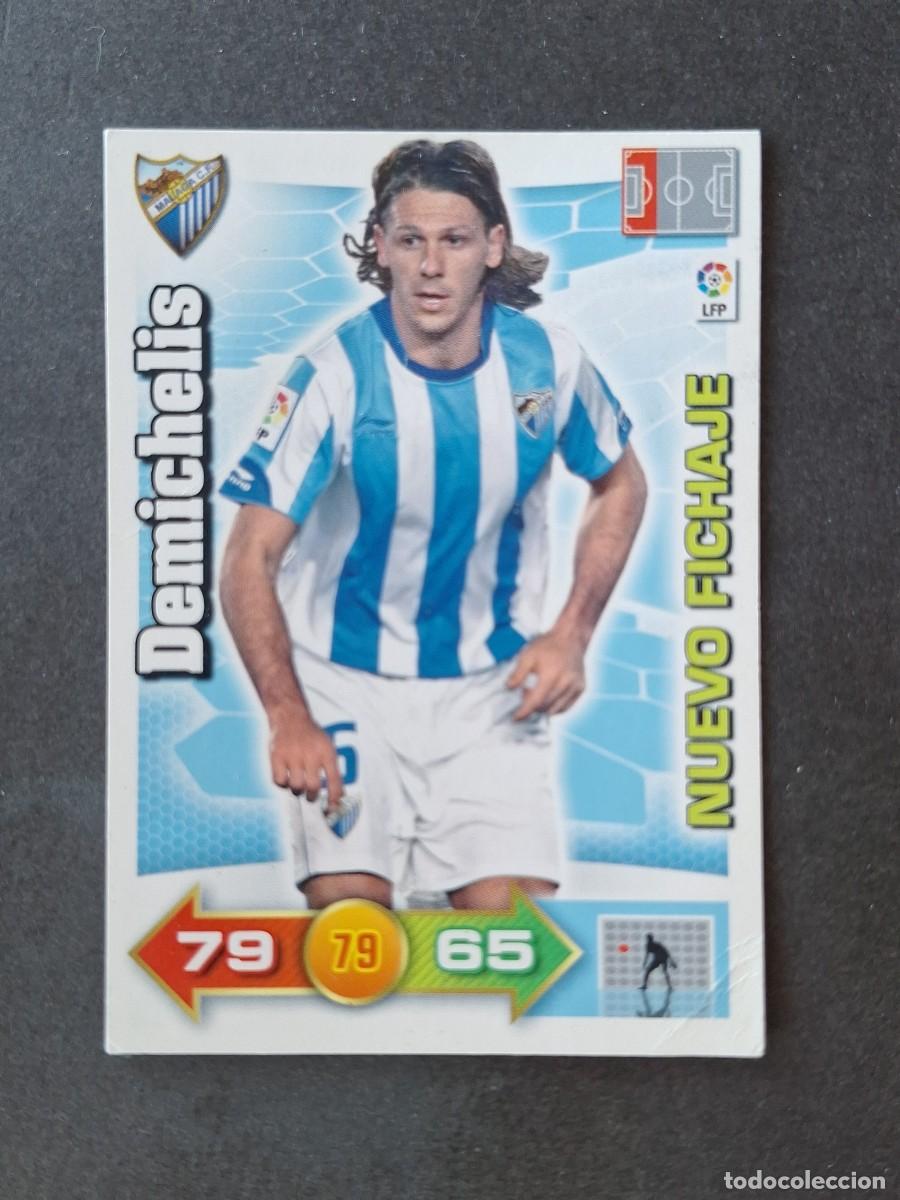 Cromos de f&uacute;tbol: L3 DEMICHELIS MALAGA C. F. 457 NUEVO FICHAJE ADRENALYN XL LIGA 2010 2011 10 11 PANINI