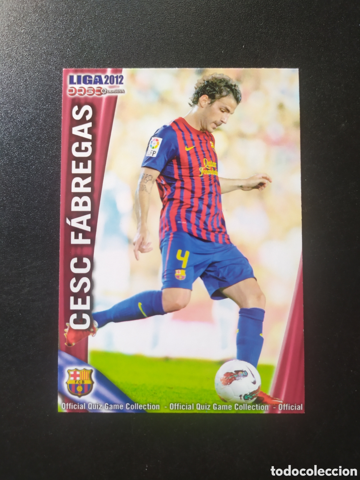 Cartes &agrave; collectionner de Football: Mundicromo fichas Liga 2011 2012 11 12 Cesc F&aacute;bregas n&deg; 644 Barcelona