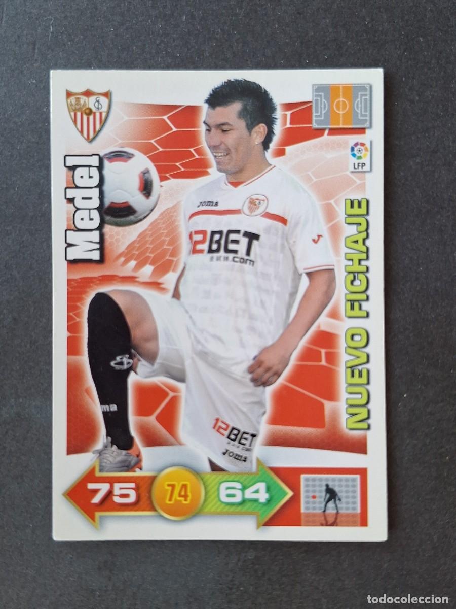 Cromos de f&uacute;tbol: L3 MEDEL SEVILLA F. C. 466 NUEVO FICHAJE ADRENALYN XL LIGA 2010 2011 10 11 PANINI
