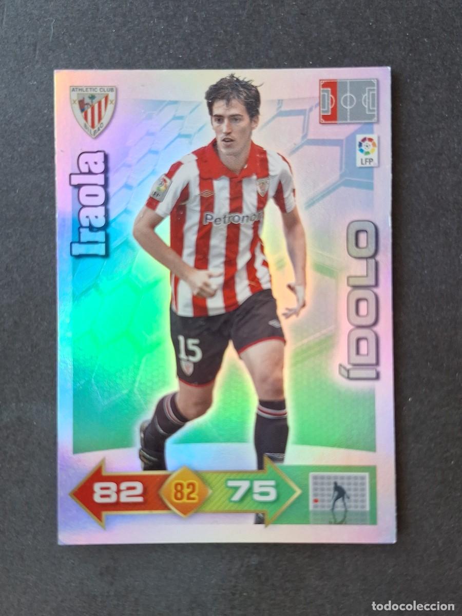 Cromos de f&uacute;tbol: L3 IRAOLA ATHLETIC CLUB DE BILBAO 372 IDOLO ADRENALYN XL LIGA 2010 2011 10 11 PANINI