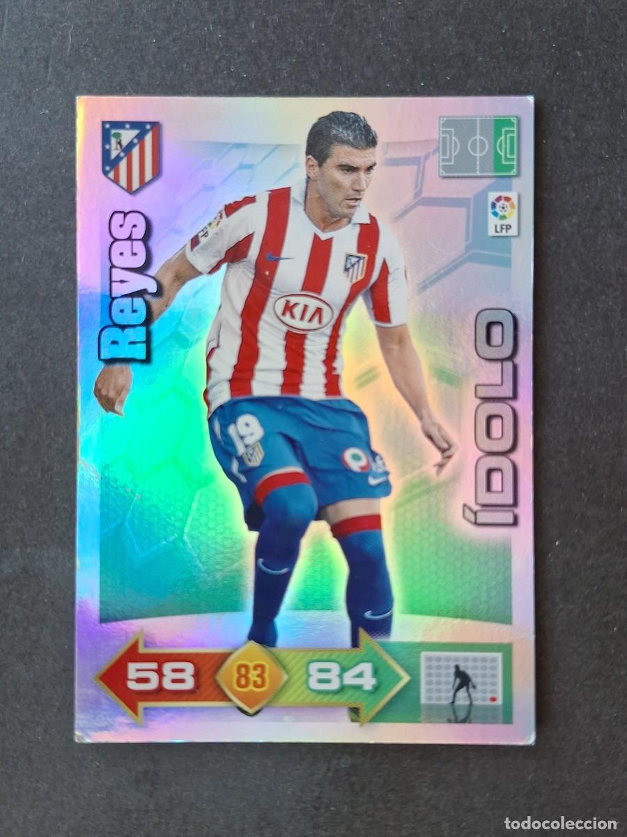 Cromos de f&uacute;tbol: L3 REYES ATLETICO DE MADRID 375 IDOLO ADRENALYN XL LIGA 2010 2011 10 11 PANINI