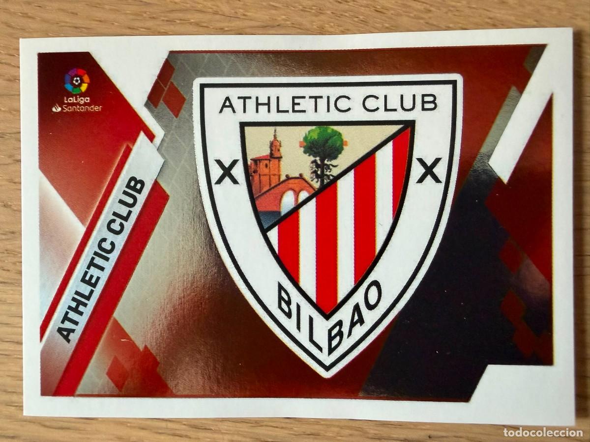 Cromos de f&uacute;tbol: 3 ESCUDO ATHLETIC BILBAO 19 20 2019 2020 LIGA SANTANDER COLECCIONES ESTE SIN PEGAR STICKER