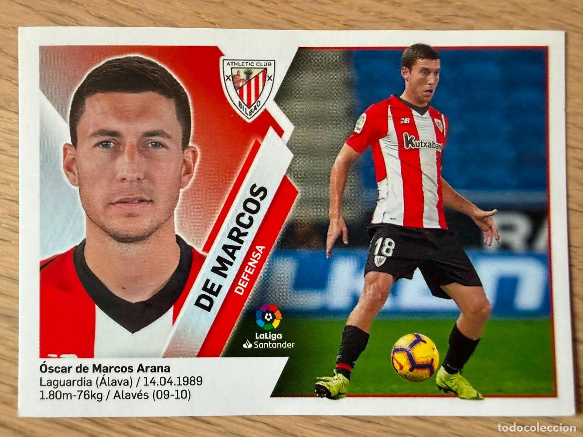 Cromos de f&uacute;tbol: 4 DE MARCOS ATHLETIC BILBAO 19 20 2019 2020 LIGA SANTANDER COLECCIONES ESTE SIN PEGAR STICKER