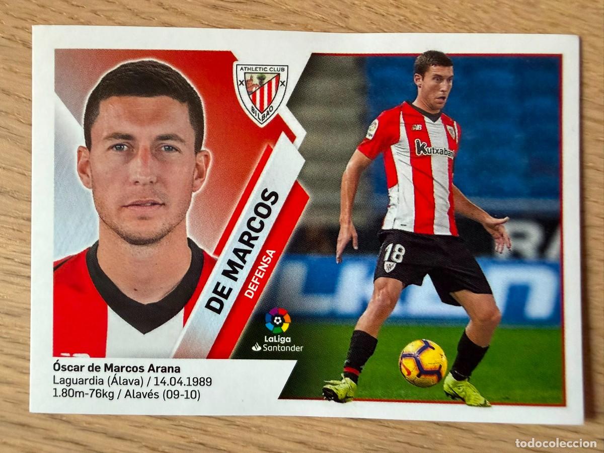 Cromos de f&uacute;tbol: 4 DE MARCOS ATHLETIC BILBAO 19 20 2019 2020 LIGA SANTANDER COLECCIONES ESTE SIN PEGAR STICKER