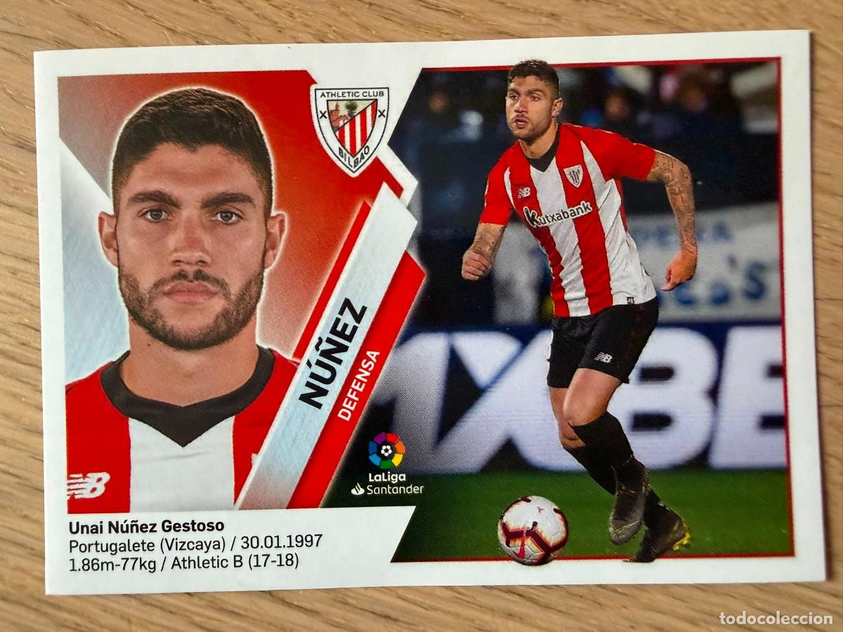 Cromos de f&uacute;tbol: 5B 5 B NU&Ntilde;EZ ATHLETIC BILBAO 19 20 2019 2020 LIGA SANTANDER COLECCIONES ESTE SIN PEGAR STICKER