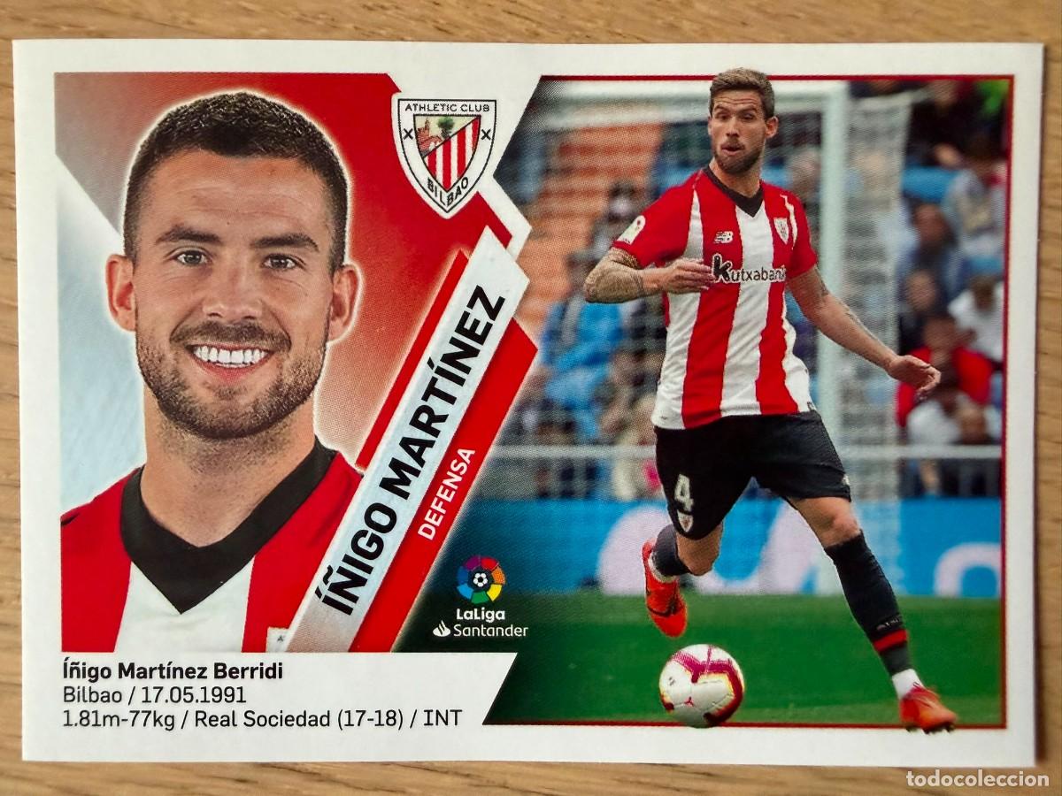 Cromos de f&uacute;tbol: 6 I&Ntilde;IGO MARTINEZ ATHLETIC BILBAO 19 20 2019 2020 LIGA SANTANDER COLECCIONES ESTE SIN PEGAR STICKER