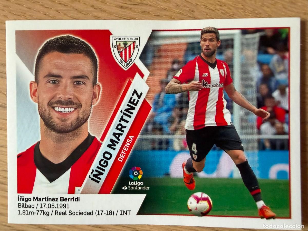 Cromos de f&uacute;tbol: 6 I&Ntilde;IGO MARTINEZ ATHLETIC BILBAO 19 20 2019 2020 LIGA SANTANDER COLECCIONES ESTE SIN PEGAR STICKER