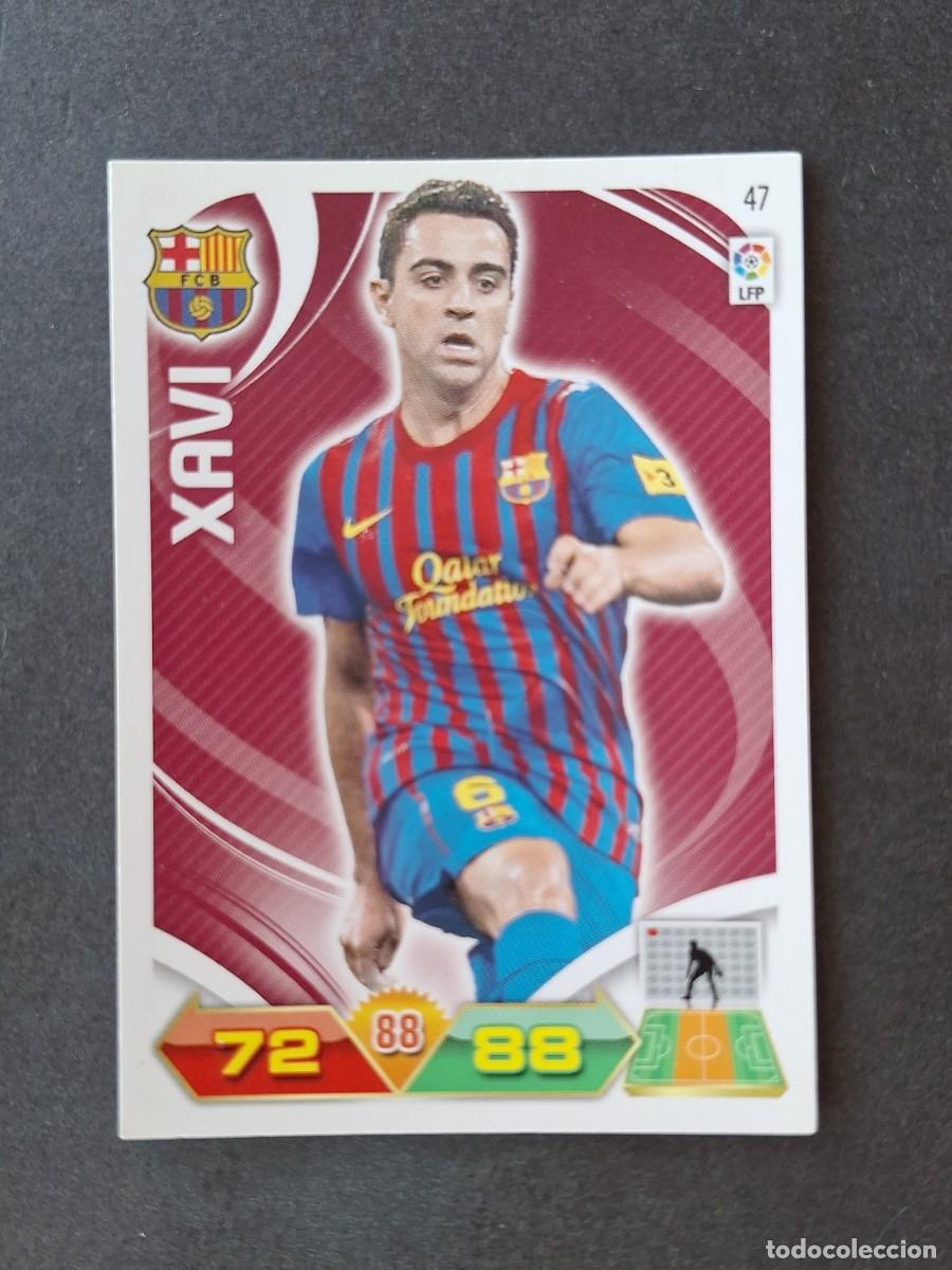 Cromos de f&uacute;tbol: L3 XAVI F. C. BARCELONA 47 ADRENALYN XL LIGA 2011 2012 11 12 PANINI