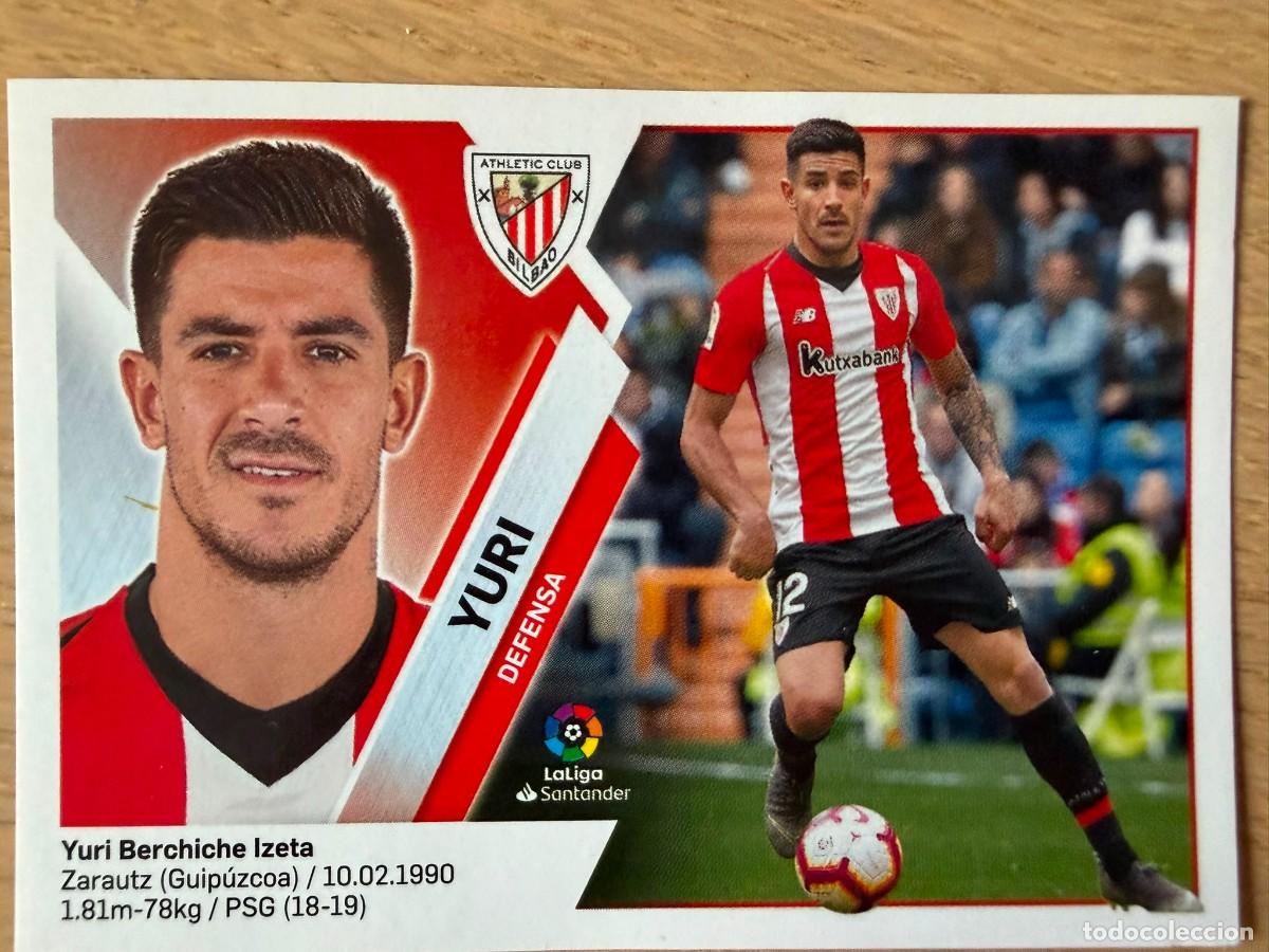 Cromos de f&uacute;tbol: 7A 7 A YURI ATHLETIC BILBAO 19 20 2019 2020 LIGA SANTANDER COLECCIONES ESTE SIN PEGAR STICKER