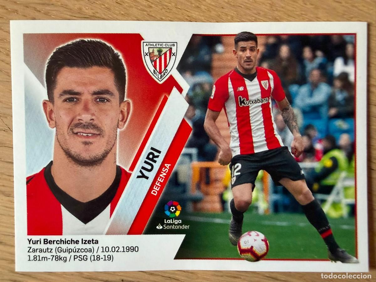 Cromos de f&uacute;tbol: 7A 7 A YURI ATHLETIC BILBAO 19 20 2019 2020 LIGA SANTANDER COLECCIONES ESTE SIN PEGAR STICKER