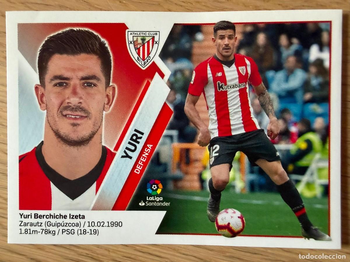 Cromos de f&uacute;tbol: 7A 7 A YURI ATHLETIC BILBAO 19 20 2019 2020 LIGA SANTANDER COLECCIONES ESTE SIN PEGAR STICKER