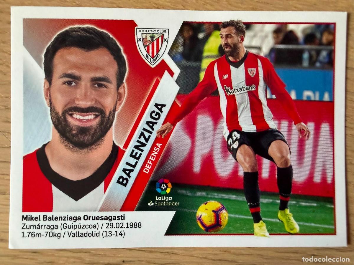 Cromos de f&uacute;tbol: 7B 7 B BALENZIAGA ATHLETIC BILBAO 19 20 2019 2020 LIGA SANTANDER COLECCIONES ESTE SIN PEGAR STICKER