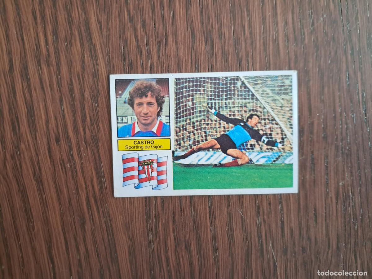 Football Stickers: cromo de futbol, edic. Este, liga 82-83, Castro, Sporting de Gij&oacute;n. sin pegar