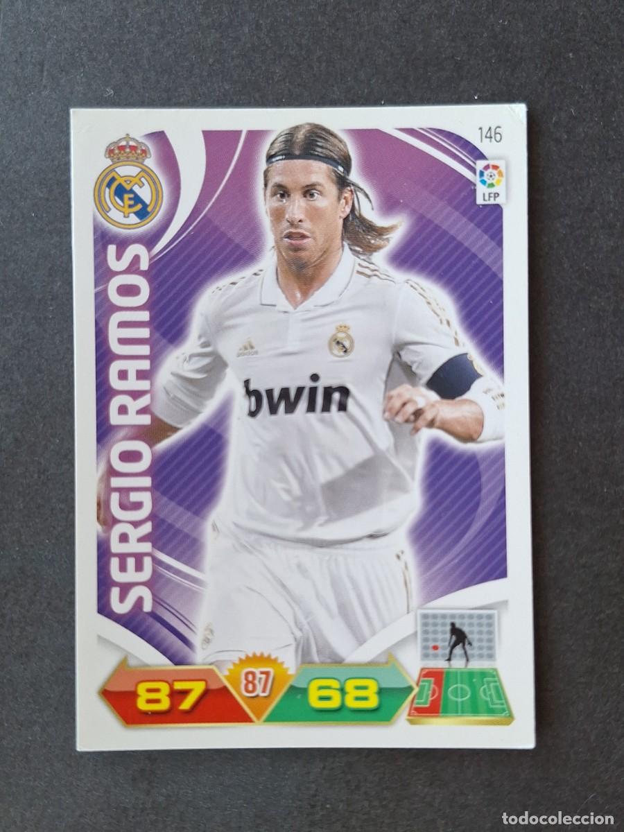 Cromos de f&uacute;tbol: L3 SERGIO RAMOS REAL MADRID 146 ADRENALYN XL LIGA 2011 2012 11 12 PANINI