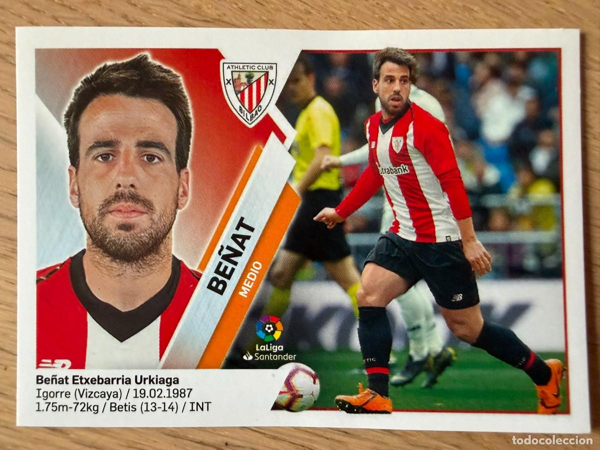 Cromos de f&uacute;tbol: 10 BE&Ntilde;AT ATHLETIC BILBAO 19 20 2019 2020 LIGA SANTANDER COLECCIONES ESTE SIN PEGAR STICKER