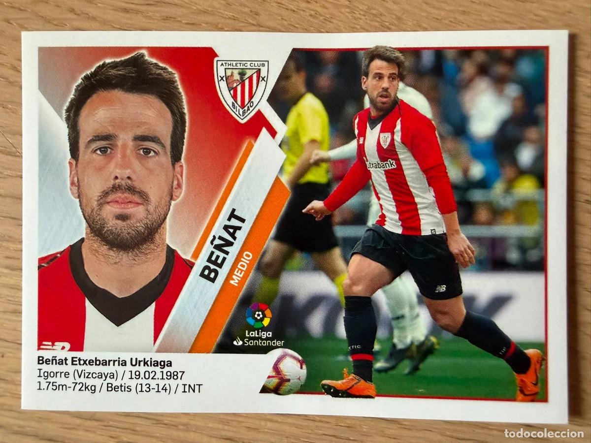 Cromos de f&uacute;tbol: 10 BE&Ntilde;AT ATHLETIC BILBAO 19 20 2019 2020 LIGA SANTANDER COLECCIONES ESTE SIN PEGAR STICKER