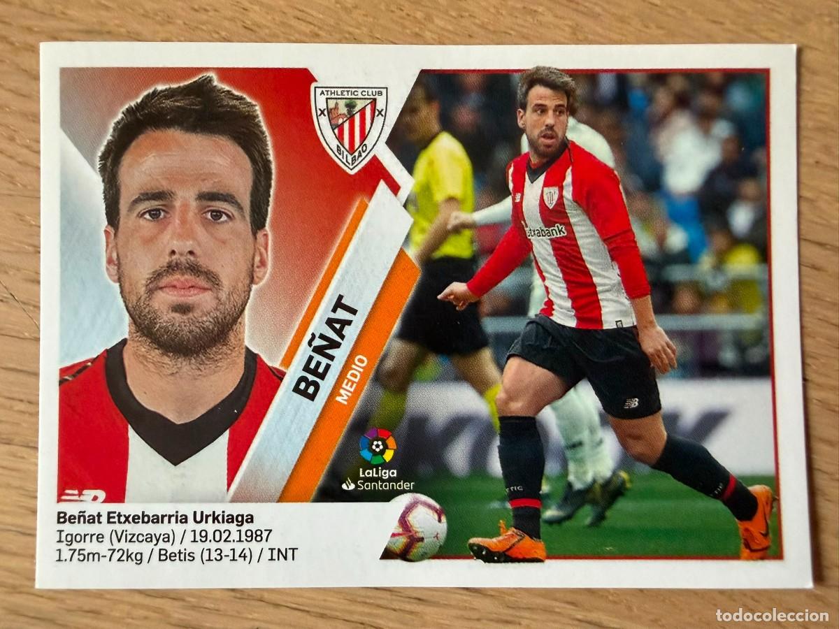 Cromos de f&uacute;tbol: 10 BE&Ntilde;AT ATHLETIC BILBAO 19 20 2019 2020 LIGA SANTANDER COLECCIONES ESTE SIN PEGAR STICKER