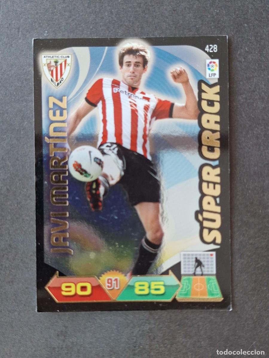 Cromos de f&uacute;tbol: L3 JAVI MARTINEZ ATHLETIC CLUB DE BILBAO 428 SUPER CRACK ADRENALYN XL LIGA 2011 2012 11 12 PANINI