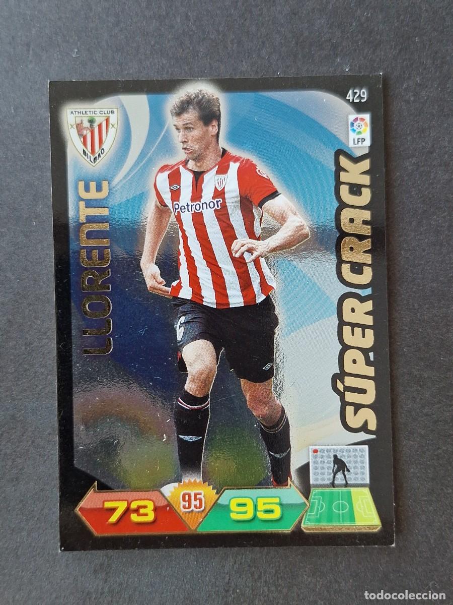 Cromos de f&uacute;tbol: L3 LLORENTE ATHLETIC CLUB DE BILBAO 429 SUPER CRACK ADRENALYN XL LIGA 2011 2012 11 12 PANINI