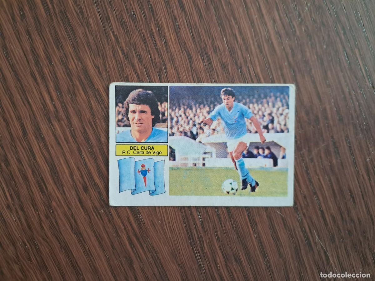 Fu&szlig;ball-Sticker: cromo de futbol, edic. Este, liga 82-83, Del Cura, Celta de Vigo, sin pegar.