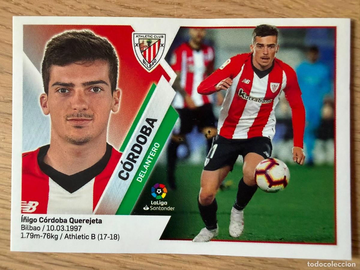 Cromos de f&uacute;tbol: 15 CORDOBA ATHLETIC BILBAO 19 20 2019 2020 LIGA SANTANDER COLECCIONES ESTE SIN PEGAR STICKER