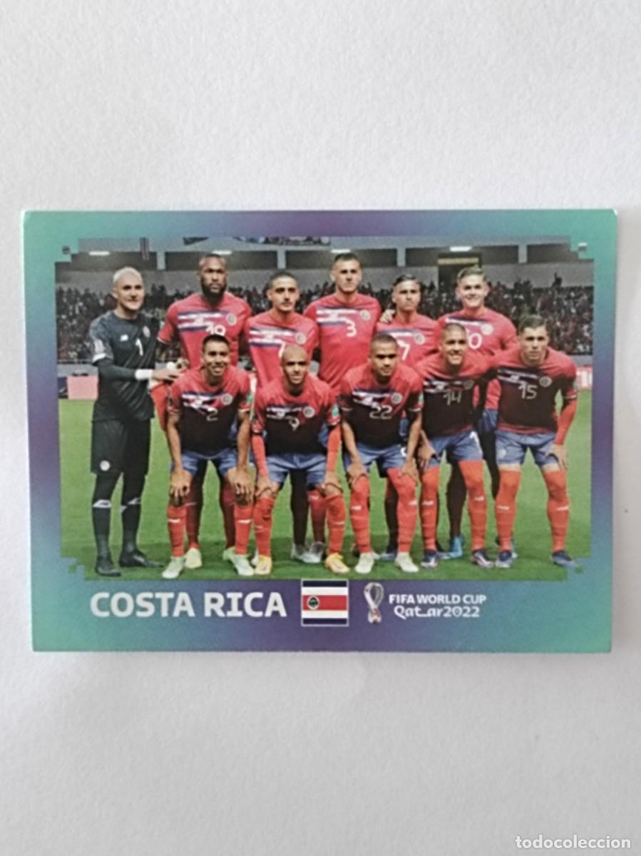 Cromos de f&uacute;tbol: #CRC 1 EQUIPO (COSTA RICA) MUNDIAL QATAR 2022 PANINI