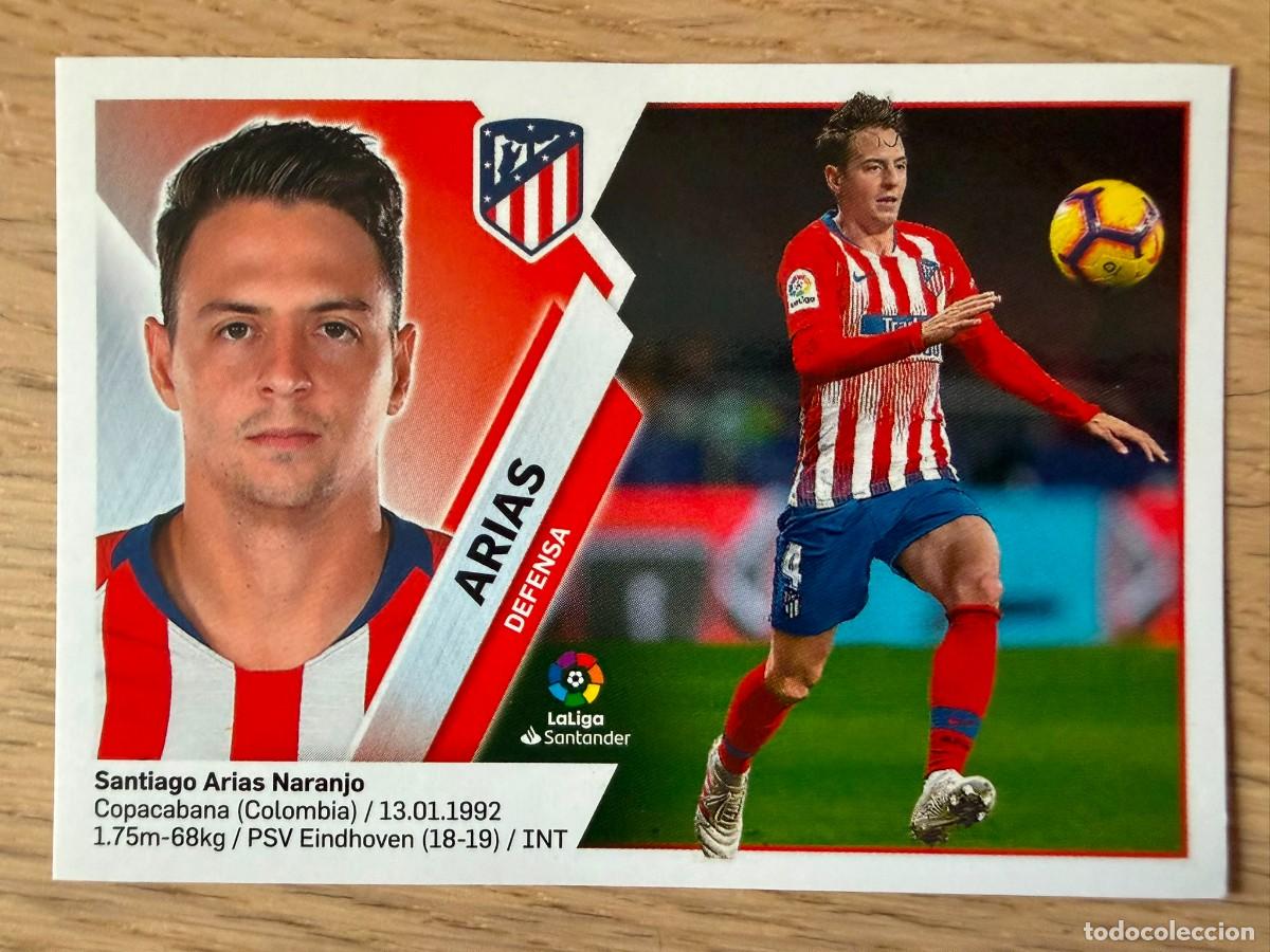 Cromos de f&uacute;tbol: 3 ARIAS ATLETICO MADRID 19 20 2019 2020 LIGA SANTANDER COLECCIONES ESTE SIN PEGAR STICKER