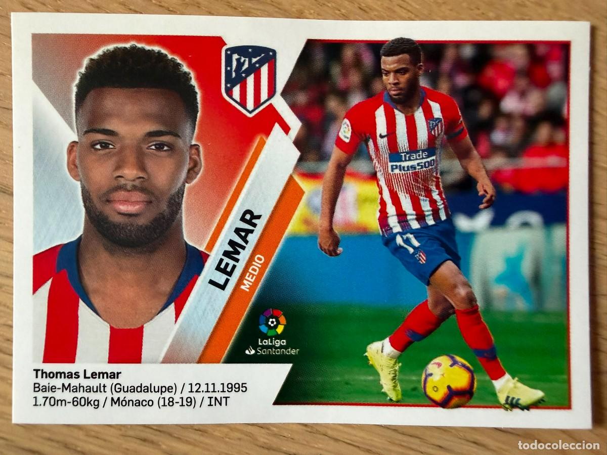 Cromos de f&uacute;tbol: 11 LEMAR ATLETICO MADRID 19 20 2019 2020 LIGA SANTANDER COLECCIONES ESTE SIN PEGAR STICKER